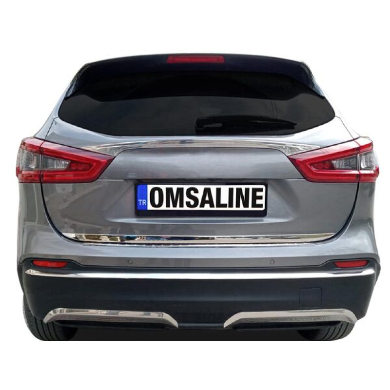 Nissan Qashqai Krom Arka Tampon Çıtası 2014 ve Sonrası