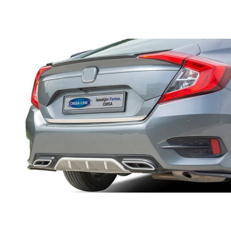 Honda Civic FC5 Krom Bagaj Alt Çıta 2016-2021 Arası