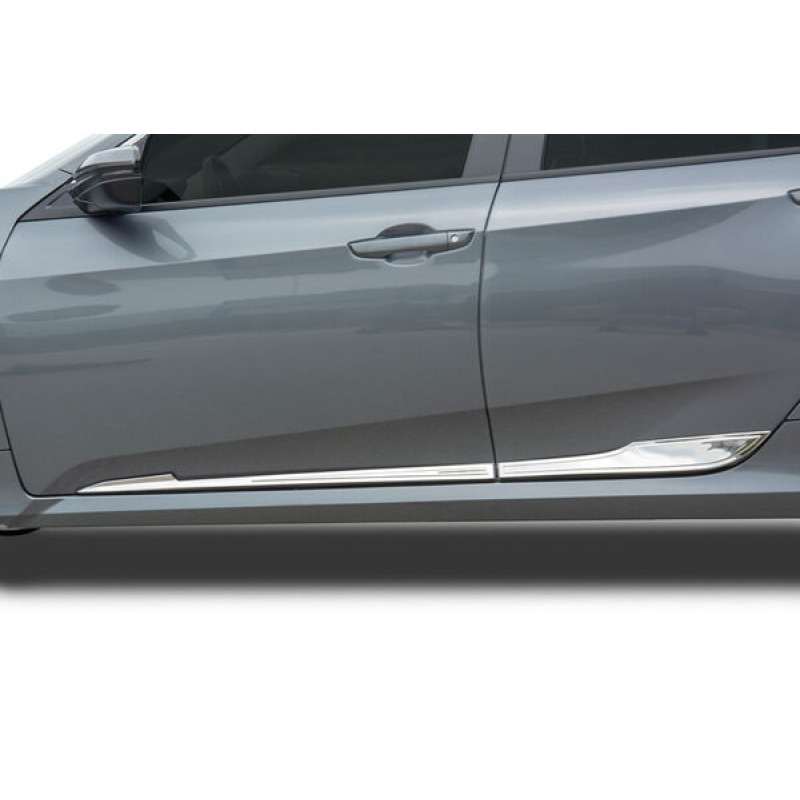  Honda Civic FC5 Krom Yan Kapı Çıtası 4 Parça 2016-2021 Arası