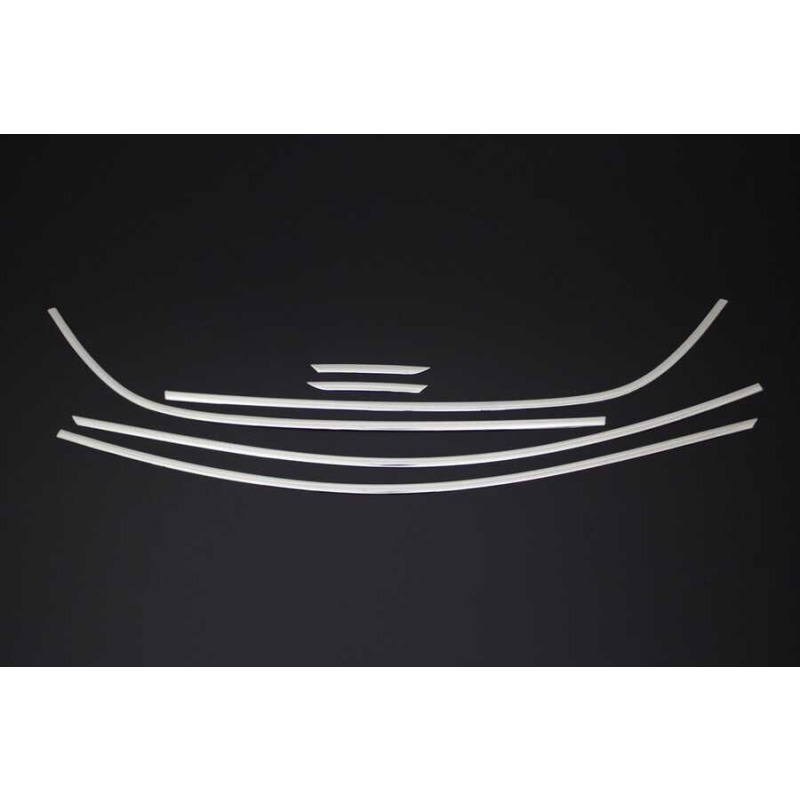 Renault Megane 4 HB Krom Üst Cam Çerçevesi 6 Parça 2016-2020 Arası