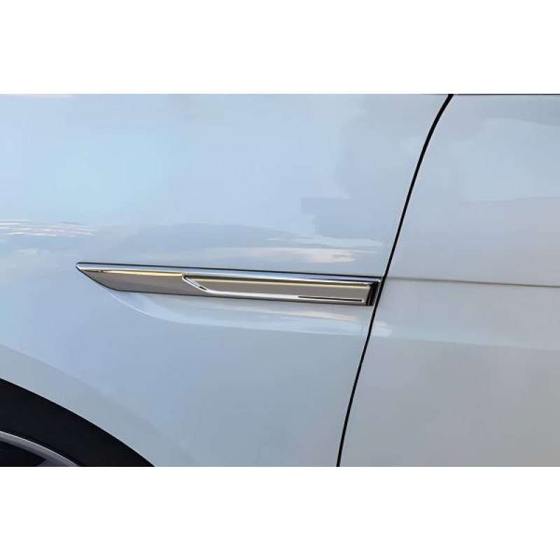 Renault Megane 4 Sedan Krom Çamurluk Sinyal Çıtası 2 Parça 2021-2024 Arası