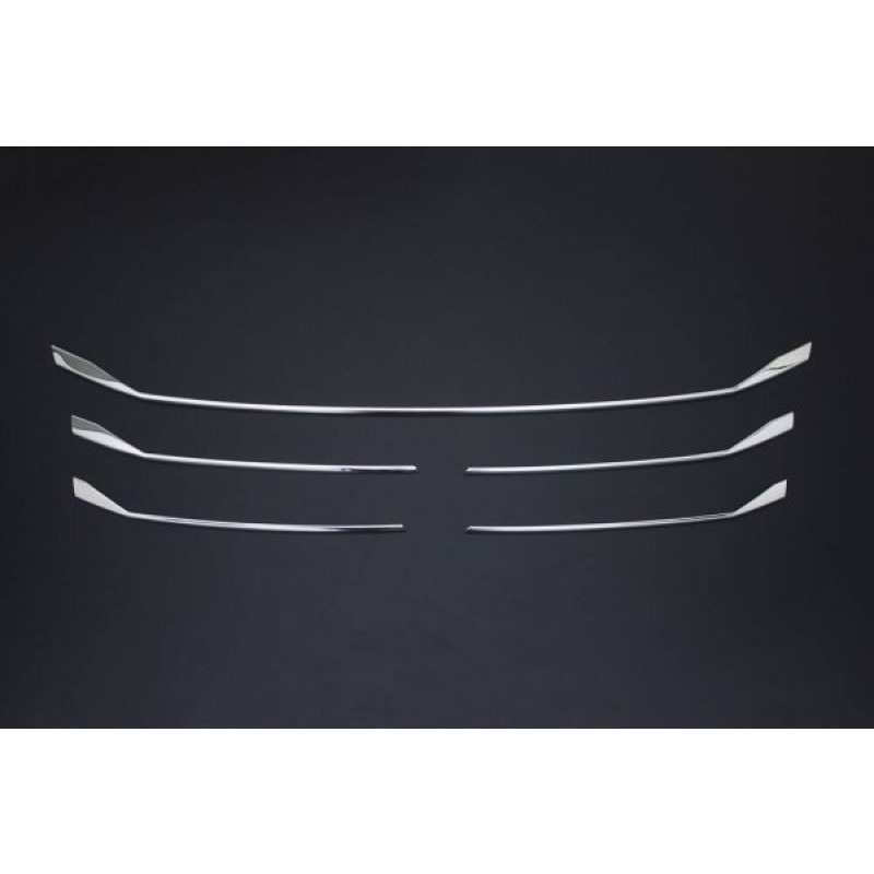  VW T6.1 Transporter Krom Ön Panjur Alt Çıtası 5 Parça 2020-2023 Arası