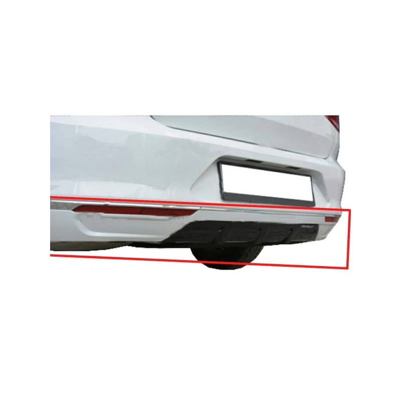 Passat B8 Arka Tampon Difüzör Boyalı