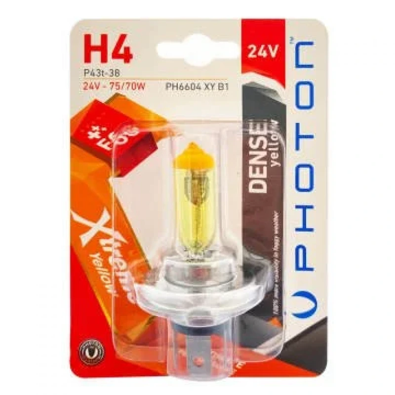 Photon H4 24V Xtreme Yellow Blister