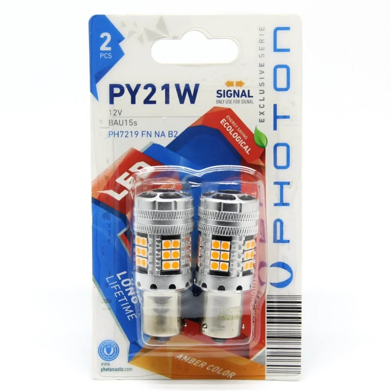 Photon P21W Turuncu Fanlı Blister