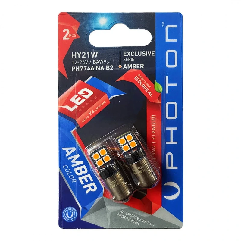 Photon H21W 12V Amber (Turuncu) Exclusive Serisi PH7746 NA