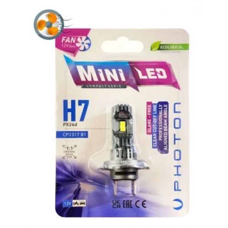 Photon Mini H7 Compact Fanlı Led