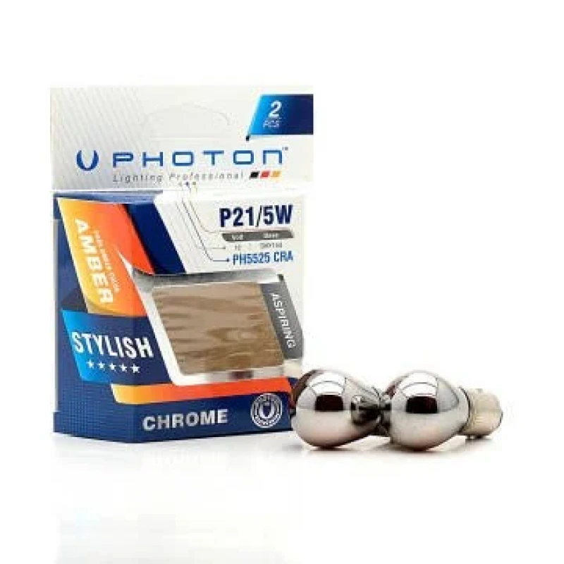 Photon P21/5W Chrome 12V 1016 Natural Amber
