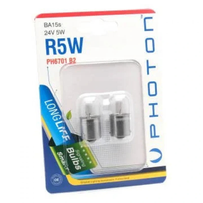 Photon Blister R5W 24V 2'li Blister