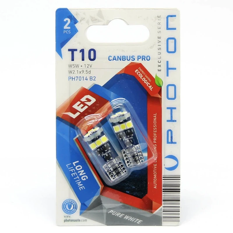 Photon T10 W5W Led Canbus Pro Blister