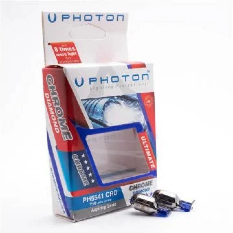 Photon W5W CHROME 12V Diamond Vision