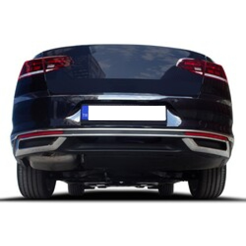 VW Passat B8.5 SD SW Krom Egzoz Çerçevesi Difüzör 2019 ve Sonrası