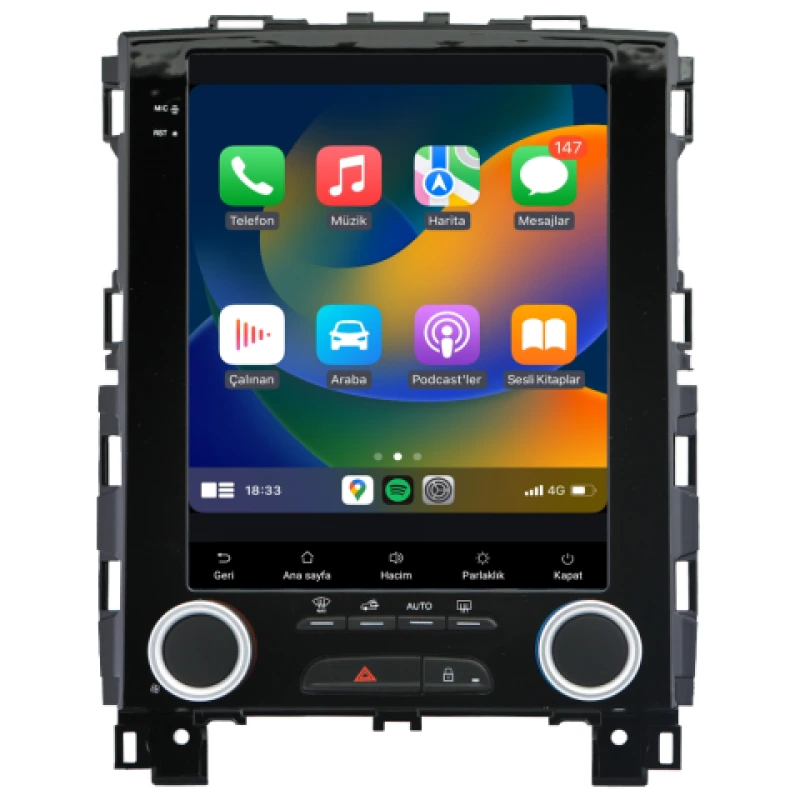 Renault Megane 4 Android Multimedya Sistemi (2016-2024)