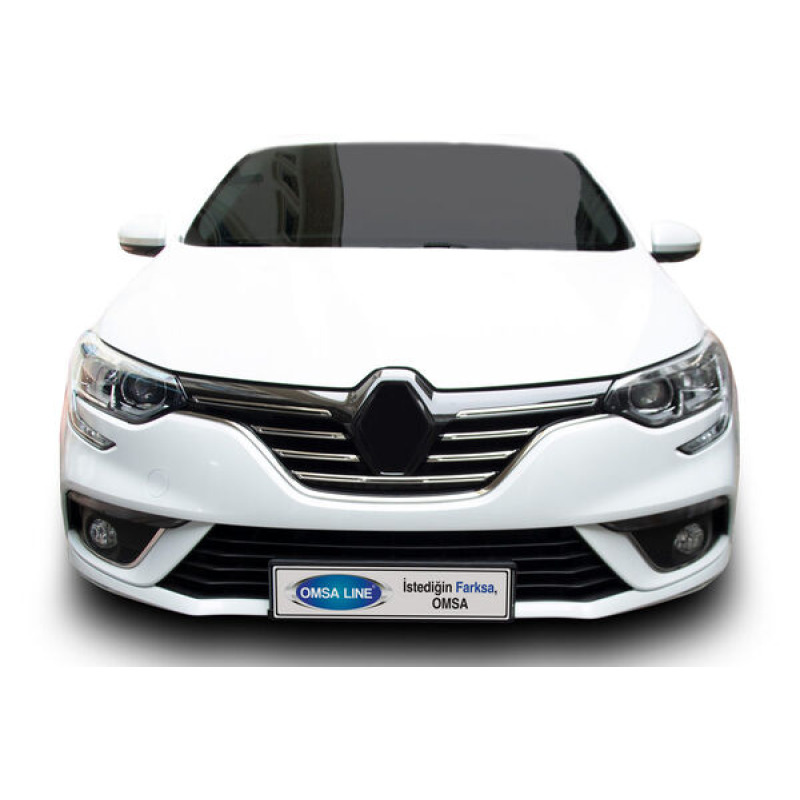 OMSA Renault Megane 4 HB Krom Ön Panjur 5 Parça 2016-2020 Arası