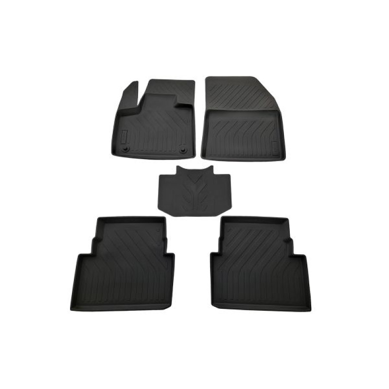 Rich Citroen C5 Aircross 4D Paspas Siyah 5 Parça 2017 ve Sonrası