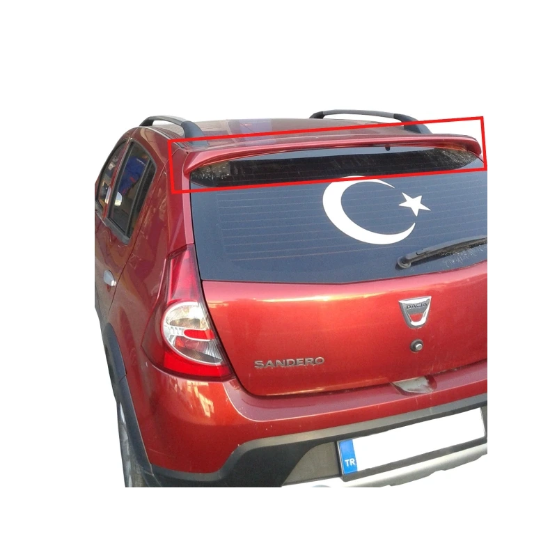 Sandero 2013 E Kadar Fiber Spoiler Boyalı