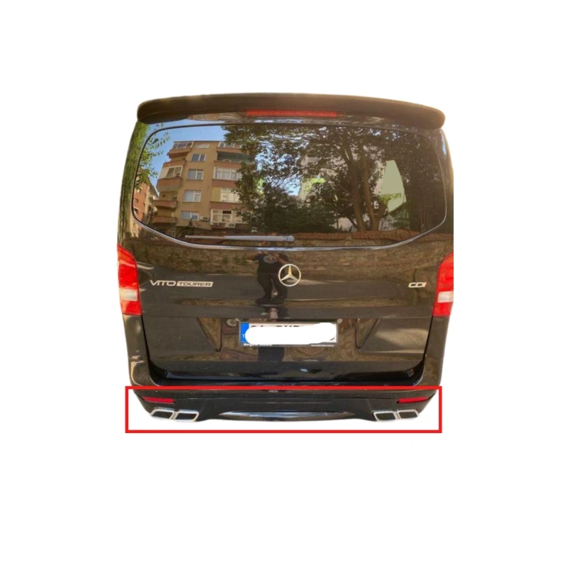 Vito 2015 Üstü Amg Model Arka Tampon Eki Boyalı