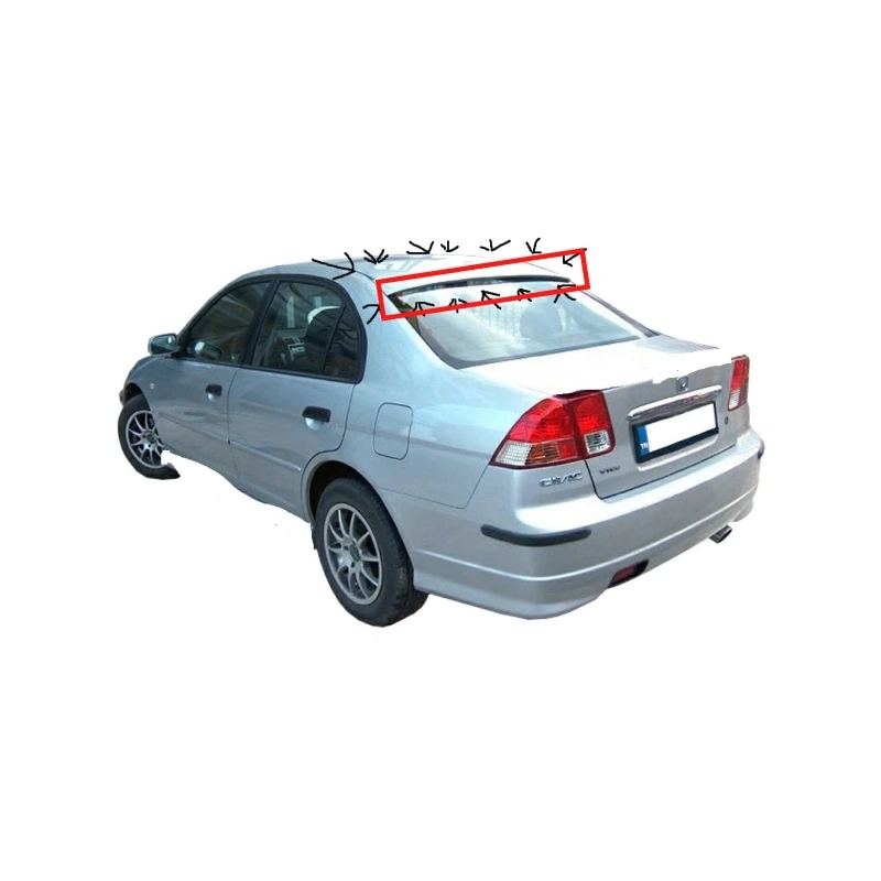 Vtec Camüstü Spoiler Boyalı