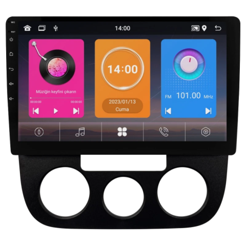 Volkswagen Jetta Android Multimedya Sistemi (2006-2010) 