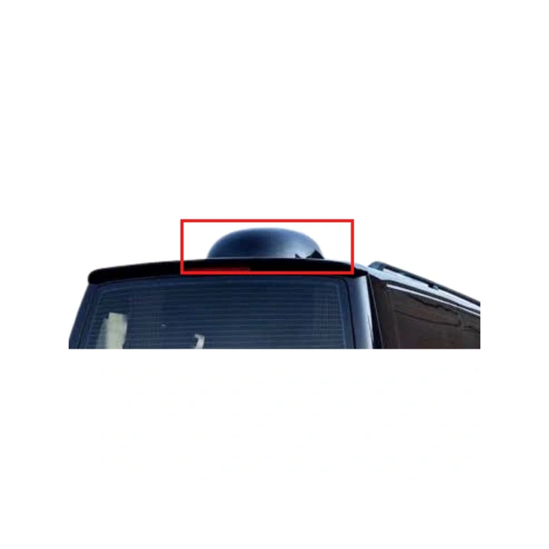 Yuvarlak Uydu Kapağı Parlak Siyah